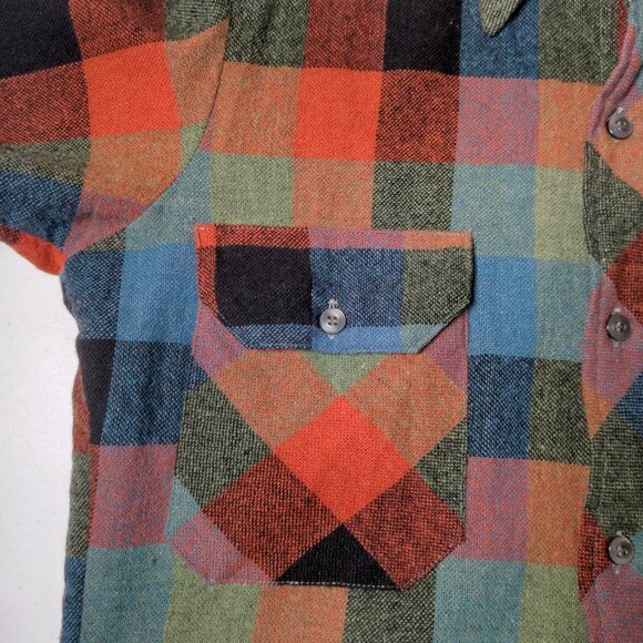 Vintage Dee Cee Rappers Shirt Small 14-14 1/2 Woven Wool Blend Earthy Grandpa - Picture 15 of 16